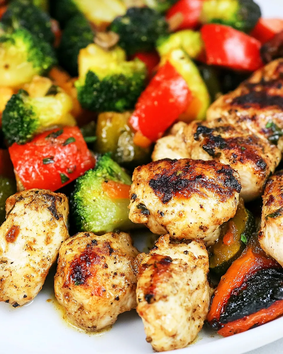 Classic Air Fryer Chicken and Veggies image