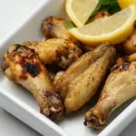Homemade Air Fryer Lemon Pepper Chicken Wings photo