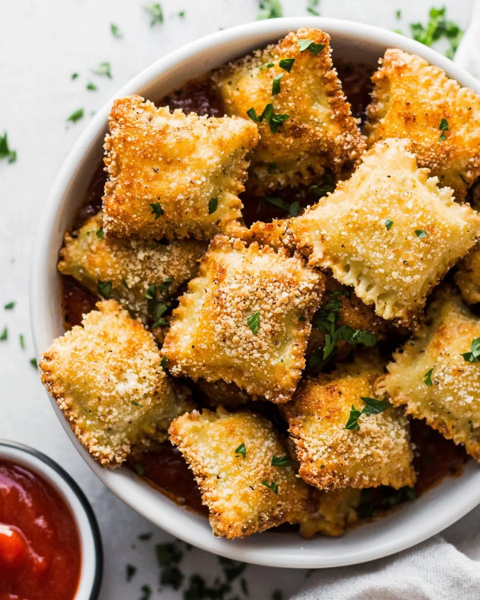 Homemade Air Fryer Toasted Ravioli photo