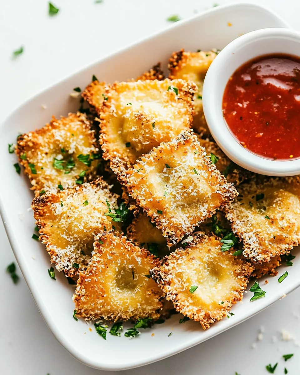 Easy Air Fryer Toasted Ravioli picture