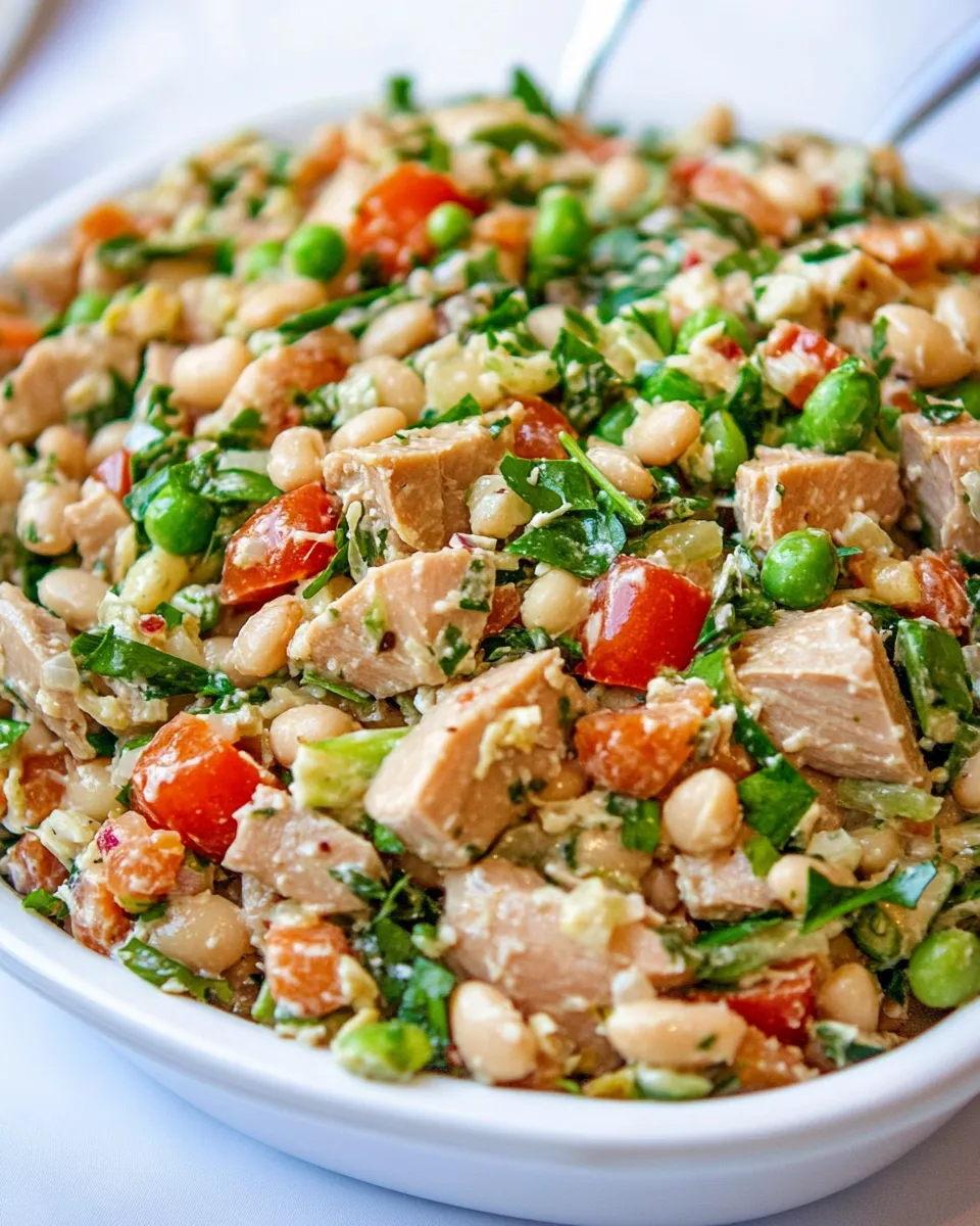 Easy Albacore Tuna and White Bean Salad recipe photo