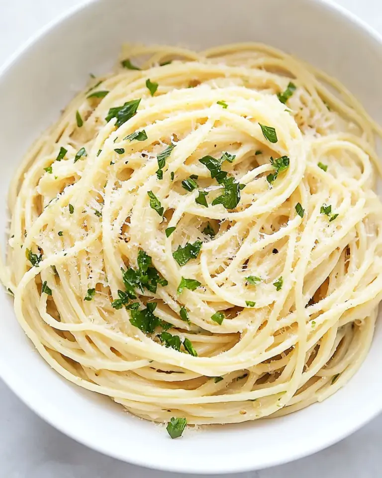 Homemade Alfredo Spaghetti photo