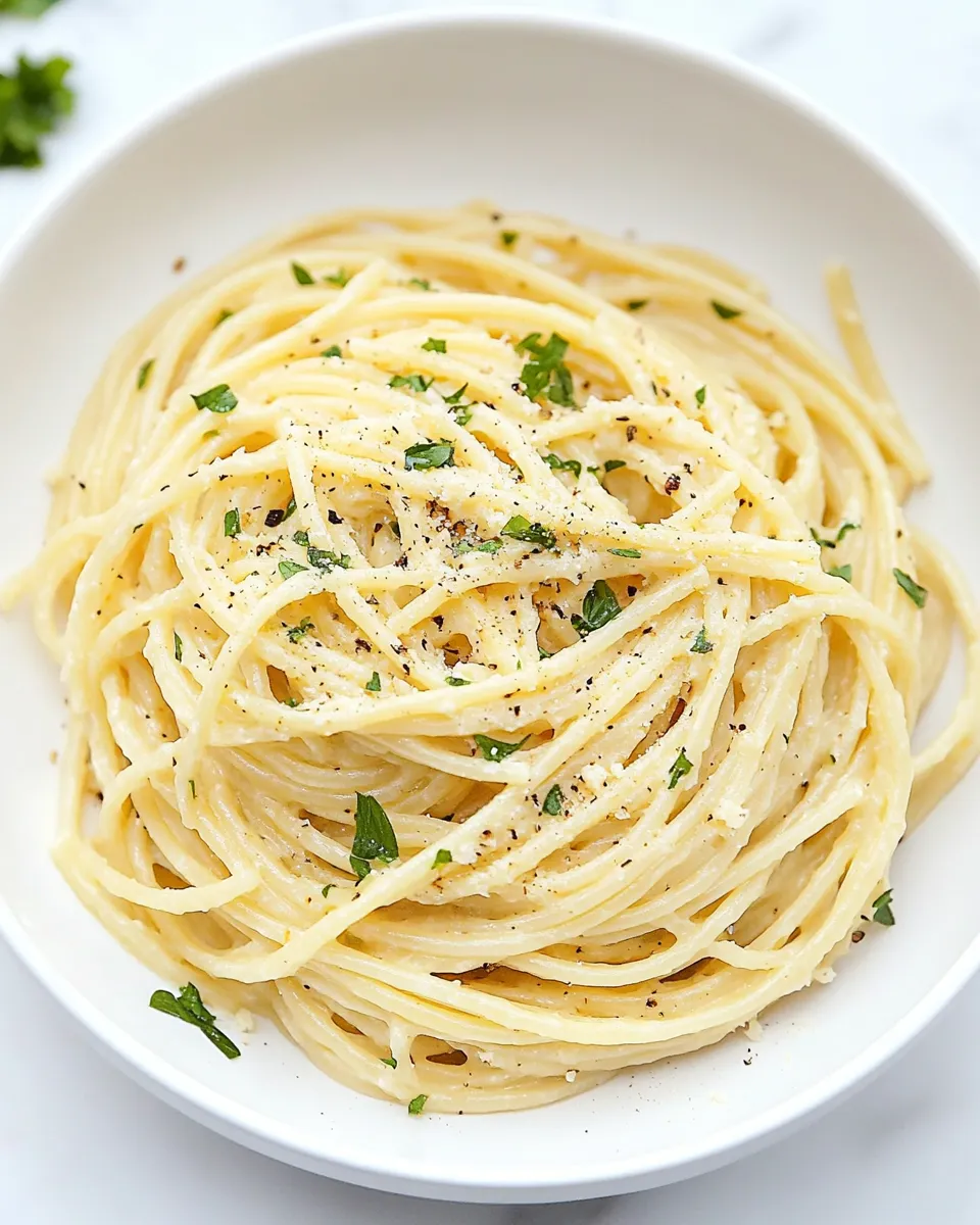 Easy Alfredo Spaghetti recipe photo