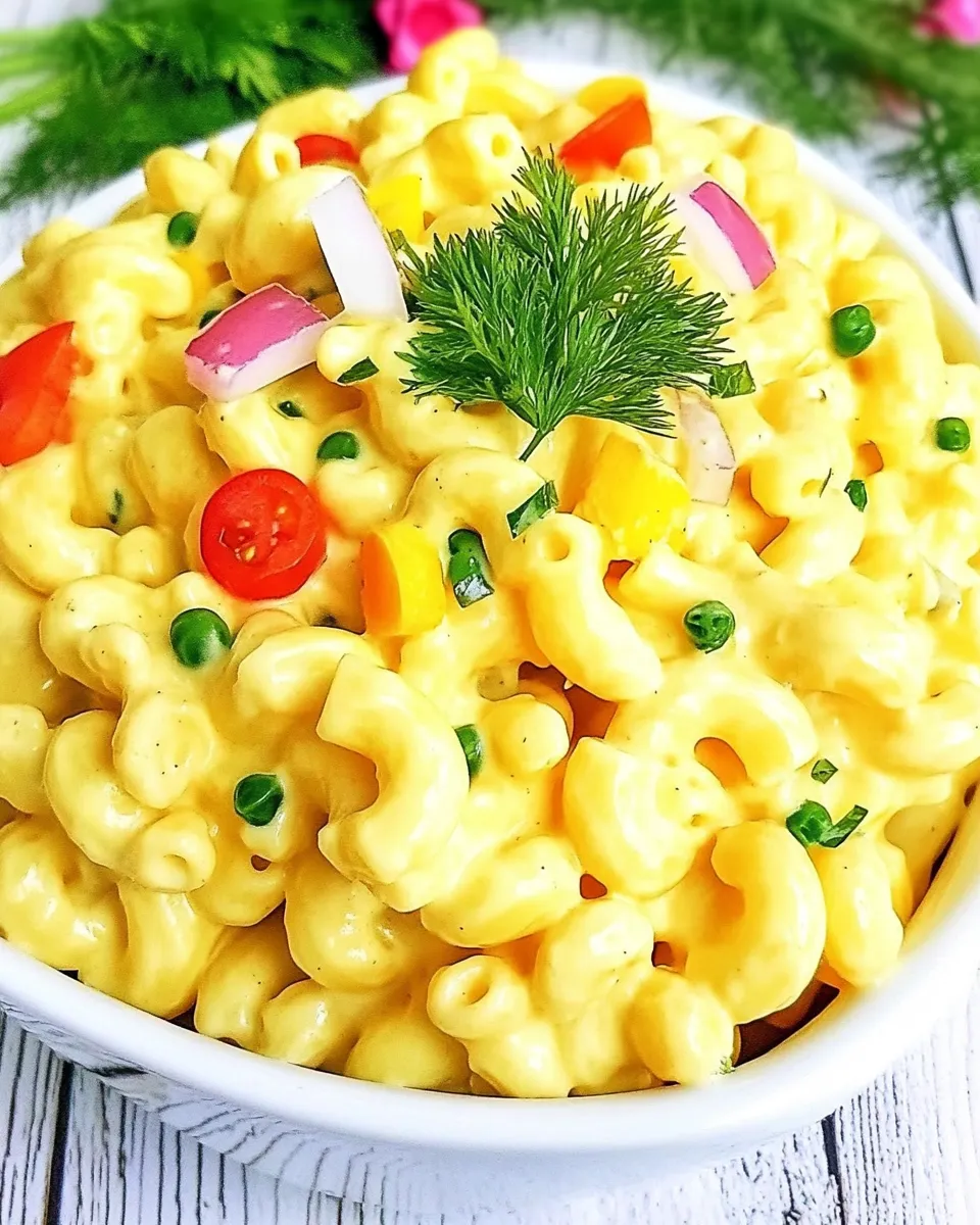 Homemade Amish Macaroni Salad Recipe photo