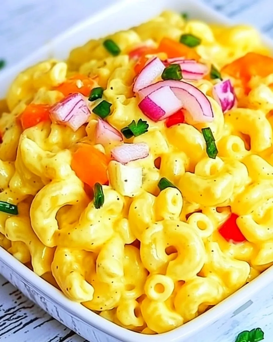 Classic Amish Macaroni Salad Recipe image