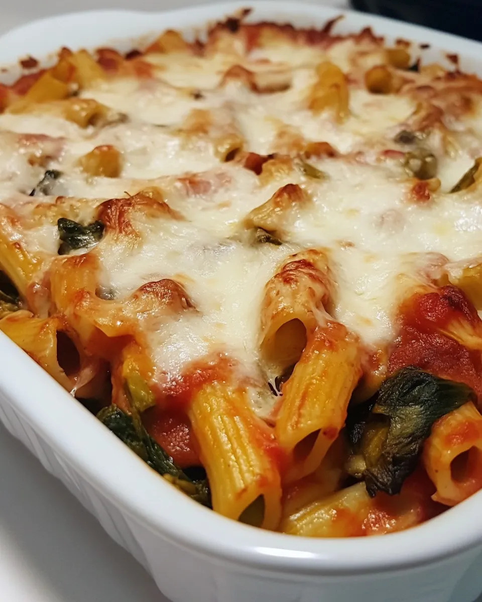Classic Artichoke & Spinach Penne Casserole image