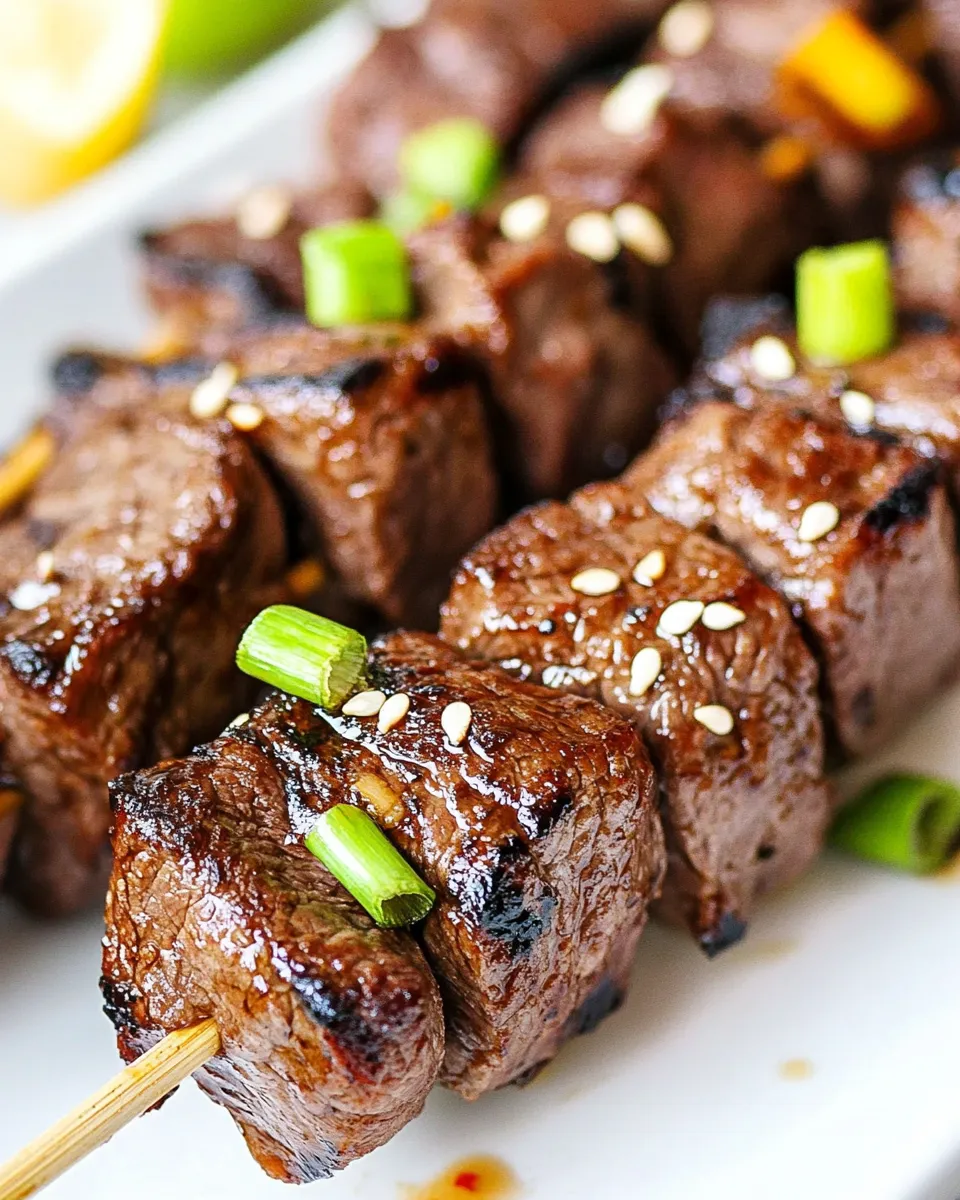 Easy Asian Steak Kebabs picture