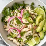 Homemade Avocado Chicken Salad with Chipotle and Lime. AKA, What To Make For Lunch Today! food shot