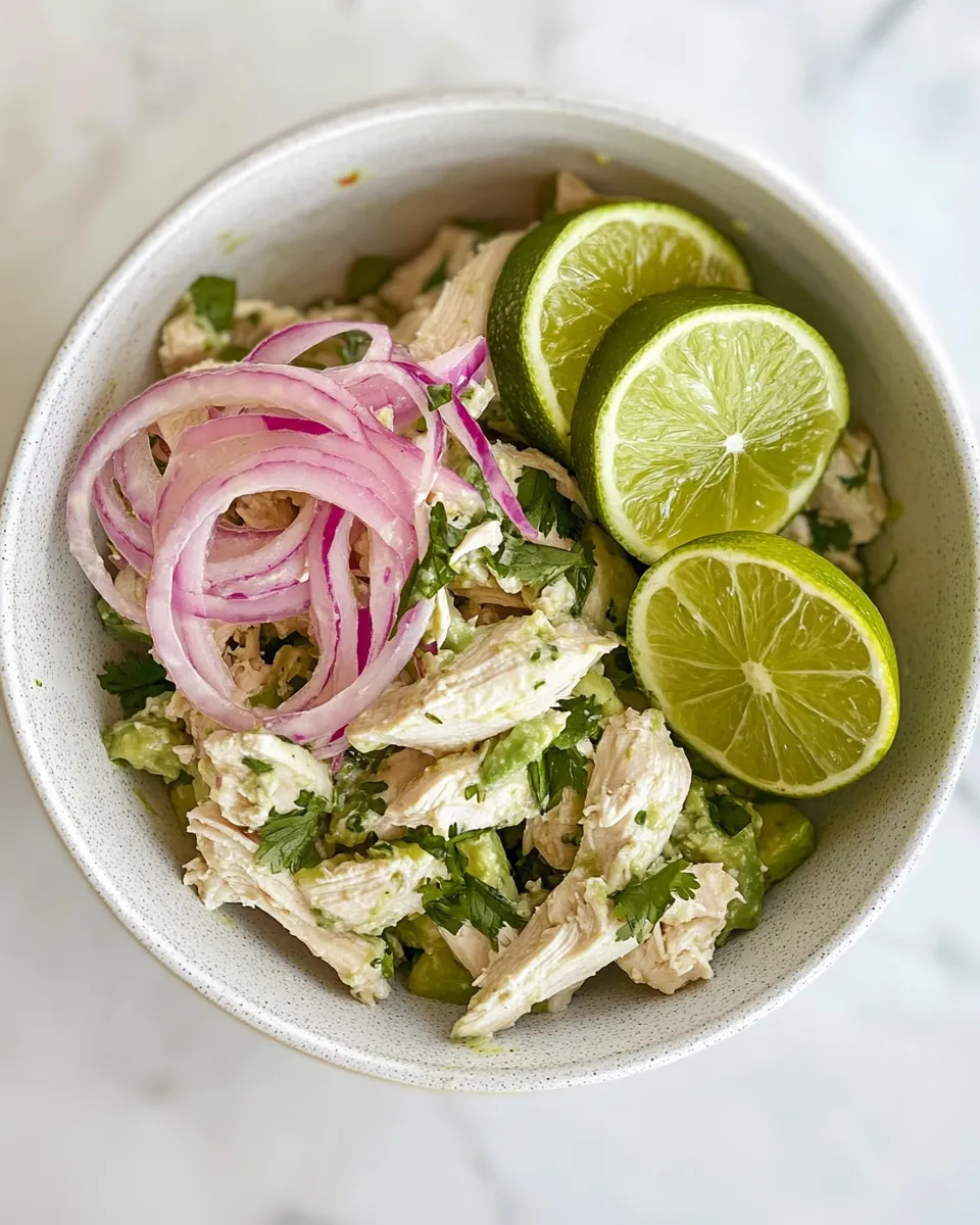 Easy Avocado Chicken Salad with Chipotle and Lime. AKA, What To Make For Lunch Today! dish photo