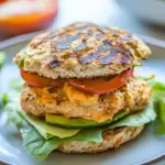 Homemade Avocado Stuffed Turkey Burgers with Chipotle Aioli photo