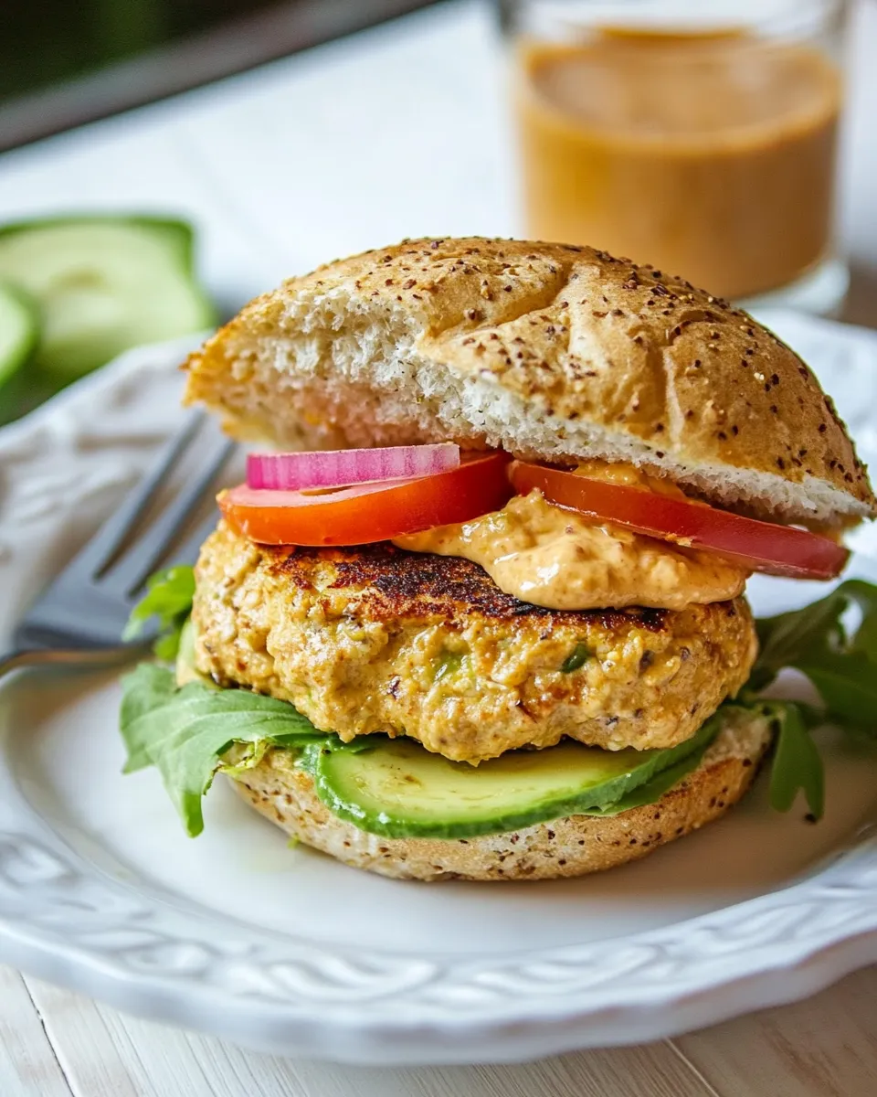 Delicious Avocado Stuffed Turkey Burgers with Chipotle Aioli dish photo
