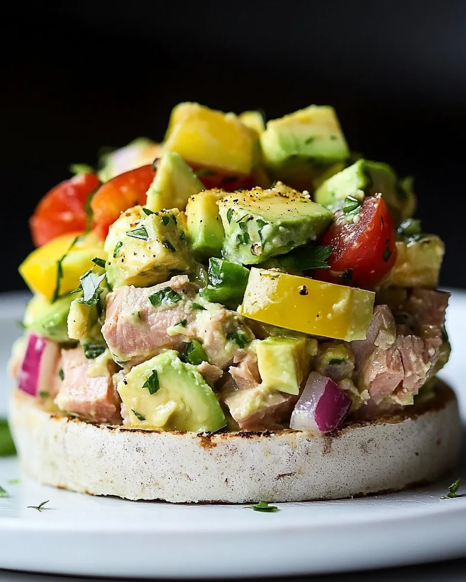 Homemade Avocado Tuna Salad recipe photo