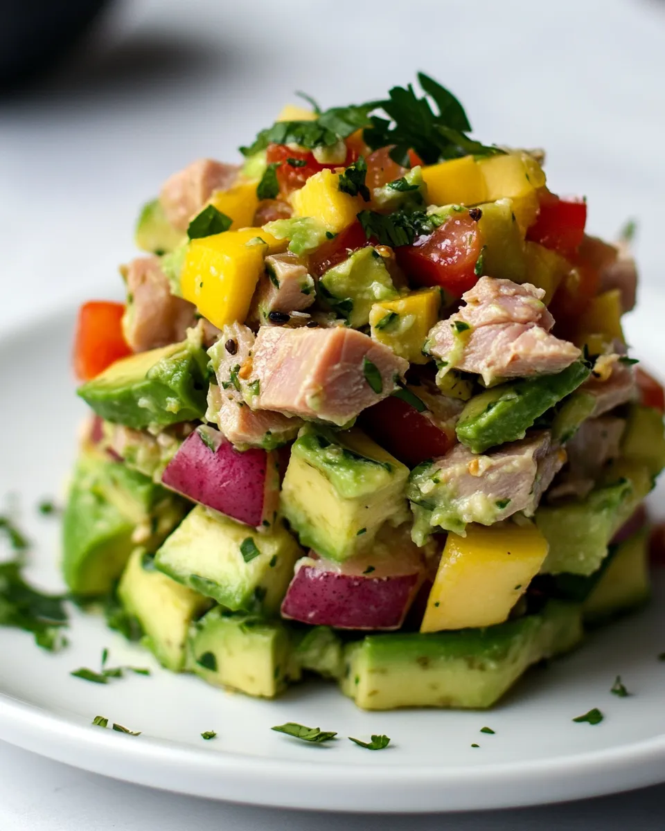 Classic Avocado Tuna Salad dish photo