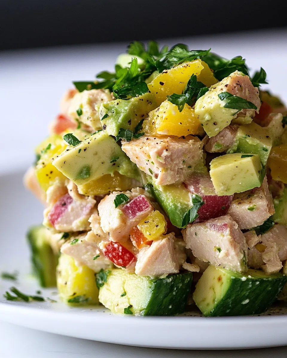 Delicious Avocado Tuna Salad picture