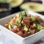Homemade Avocado Tuna Tartare recipe photo