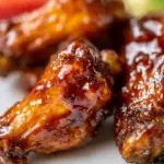 Homemade BBQ Air Fryer Chicken Wings dish photo