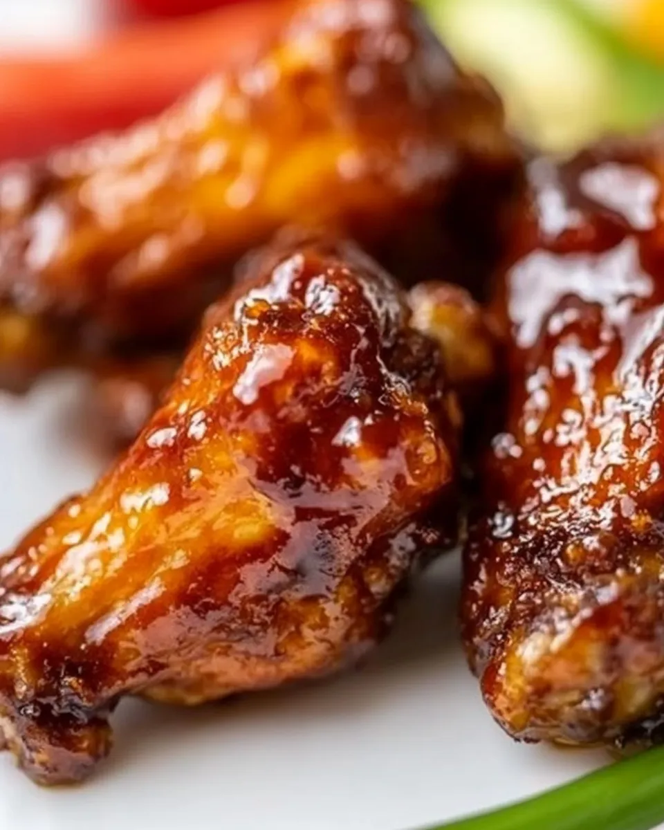 Homemade BBQ Air Fryer Chicken Wings dish photo