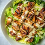 Homemade BBQ Chicken Caesar Salad recipe photo