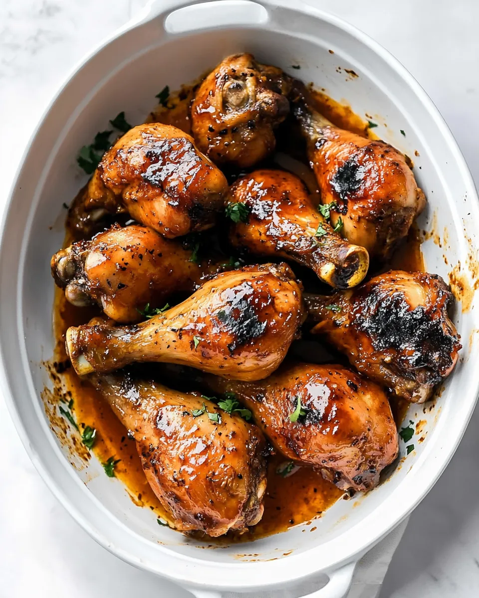 Delicious BBQ Chicken Drumsticks plate image