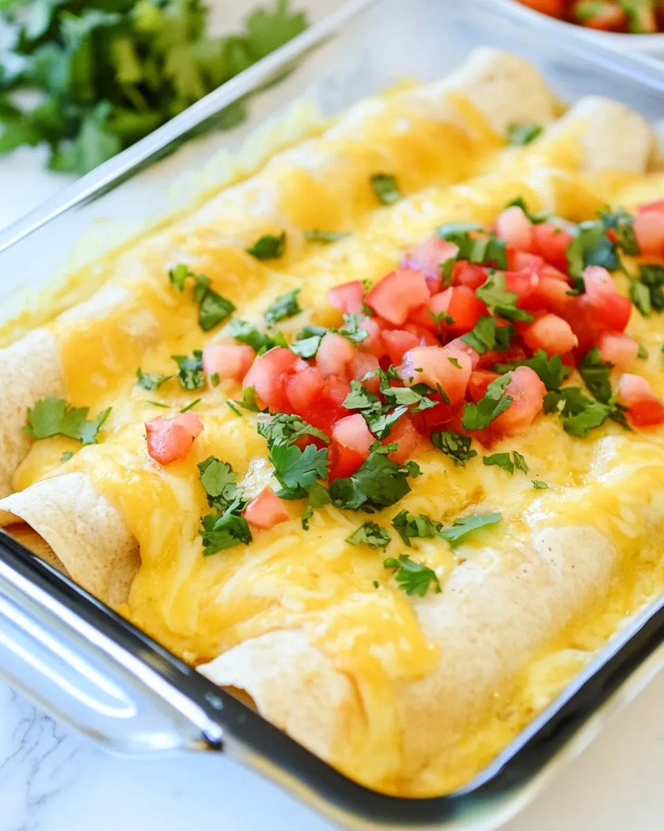 Easy BBQ Chicken Enchiladas recipe photo