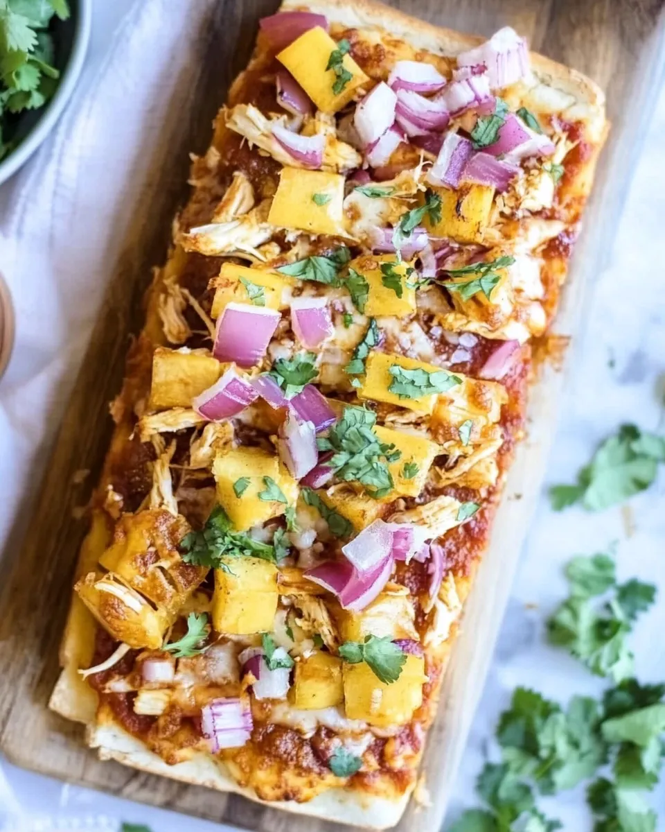 Classic BBQ Chicken French Bread Pizza dish photo