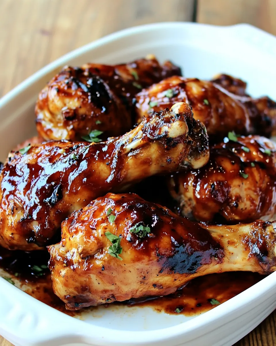 Easy BBQ Chicken Legs Recipe recipe photo