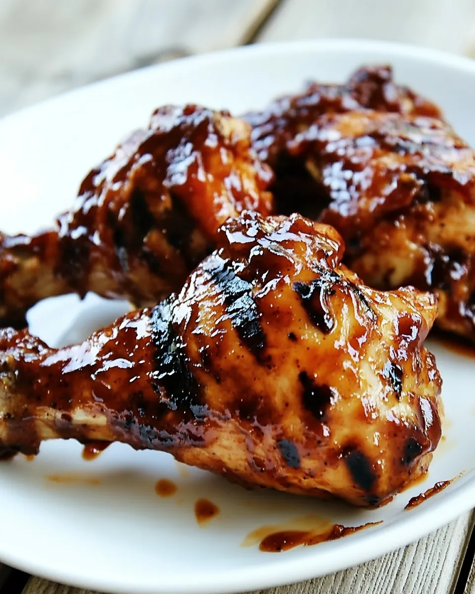 Delicious BBQ Chicken Legs Recipe shot