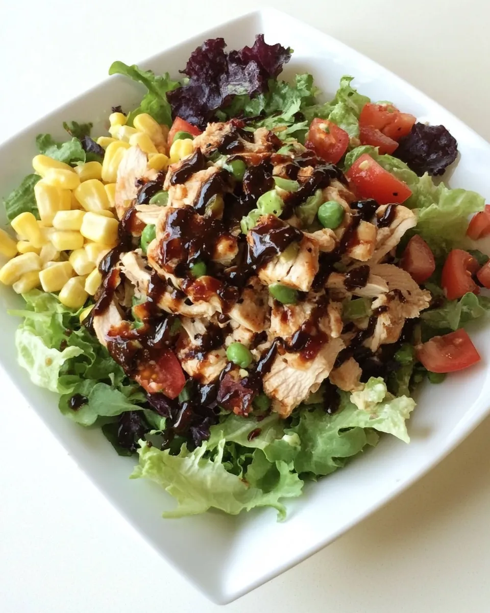 Homemade BBQ Chicken Salad photo