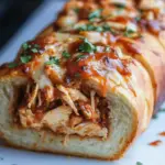 Homemade BBQ Chicken Stuffed Bread photo