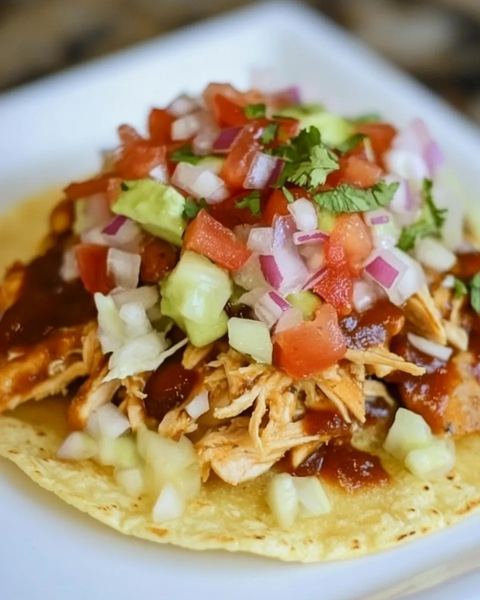 Classic BBQ Chicken Tostadas image