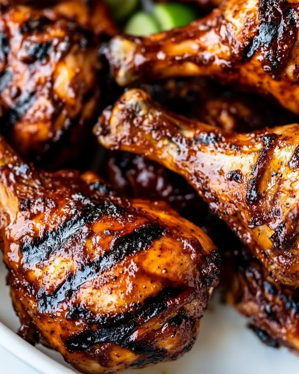 Delicious BBQ Grilled Butterflied Chicken Drumsticks recipe photo