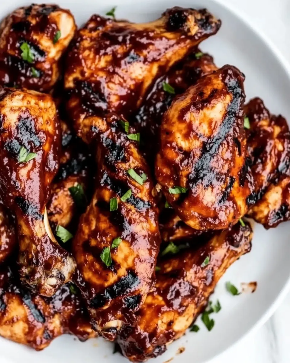 Easy BBQ Grilled Chicken food shot