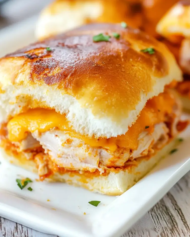 Homemade BBQ Turkey Cheddar Sliders photo