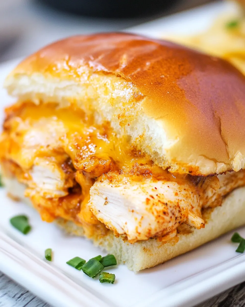 Easy BBQ Turkey Cheddar Sliders recipe photo