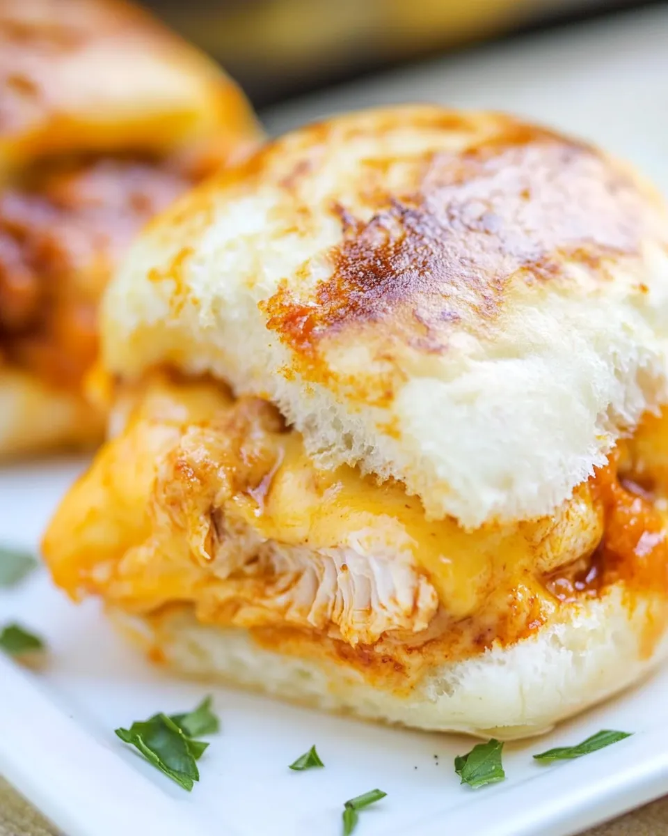 Delicious BBQ Turkey Cheddar Sliders dish photo