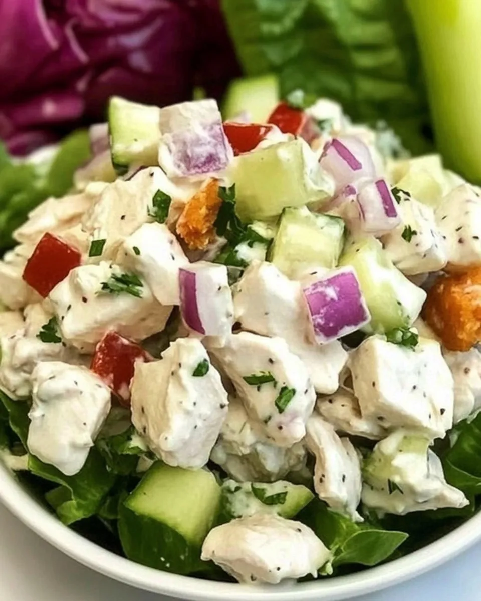 Easy BEST Chicken Salad dish photo