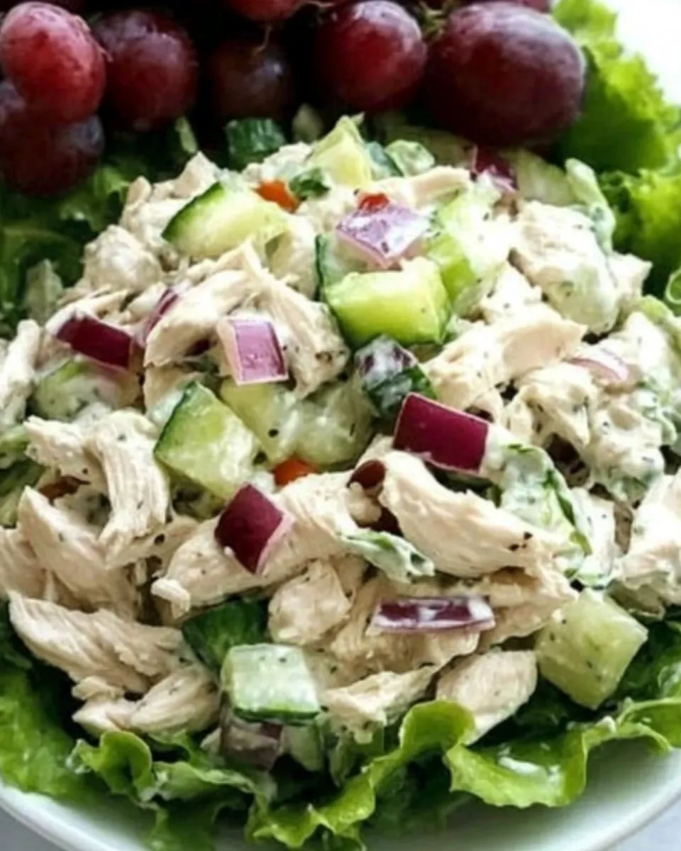 Delicious BEST Chicken Salad food shot