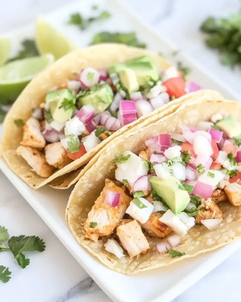 Homemade Baja Chicken Tacos photo