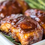 Homemade Baked BBQ Chicken Thighs photo