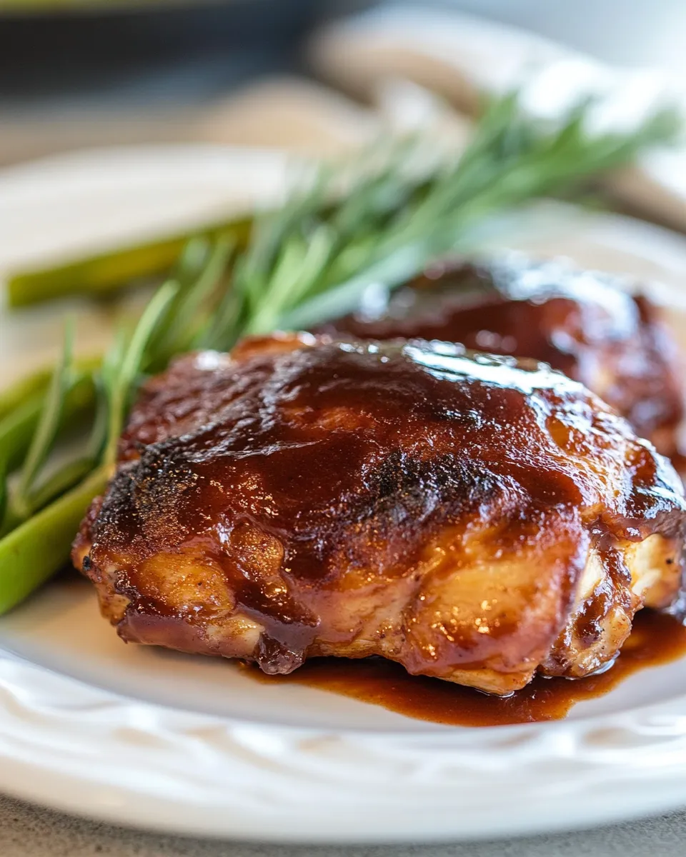Classic Baked BBQ Chicken Thighs image