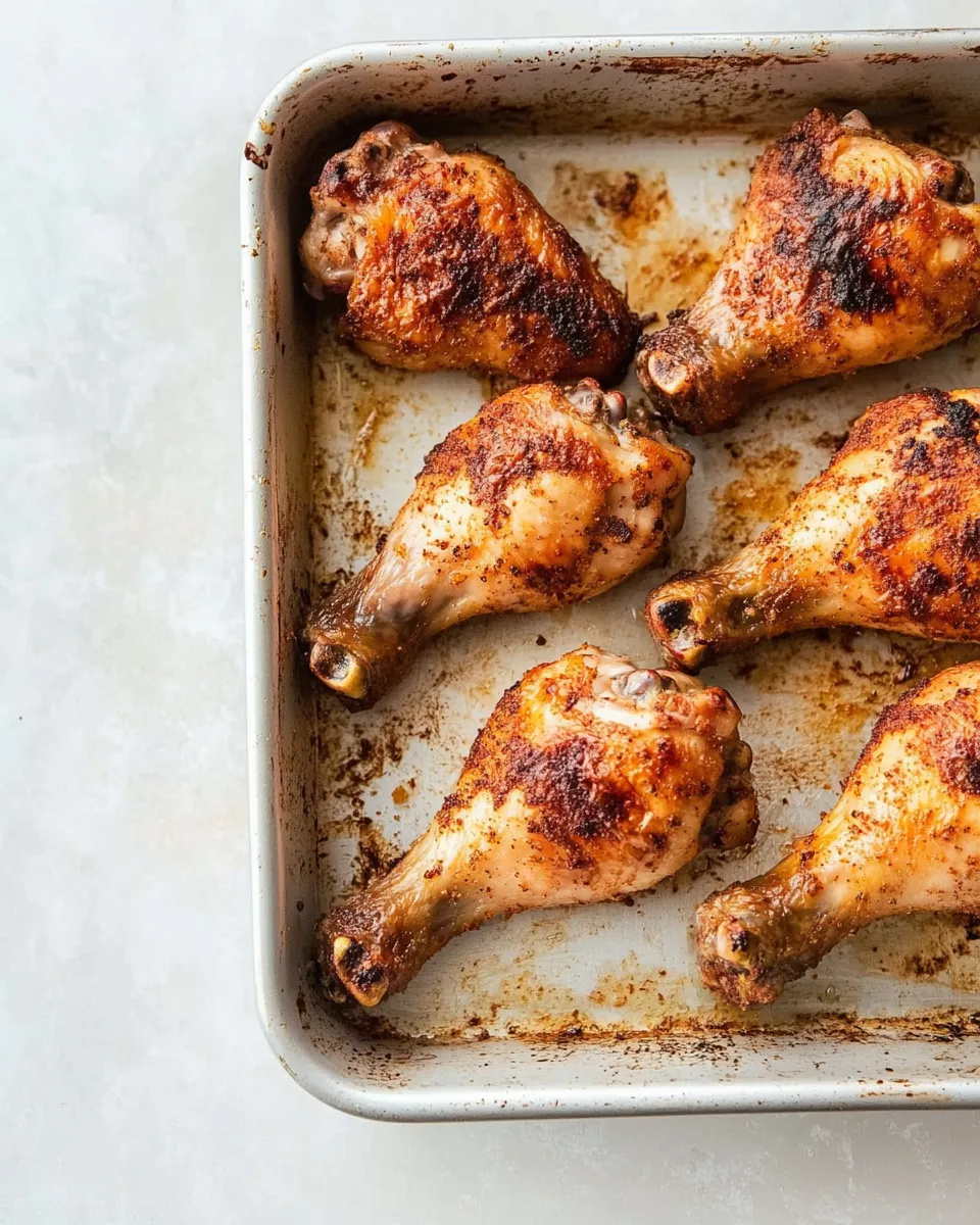 easy Baked Chicken Legs (Chicken Drumsticks) recipe image