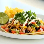 Homemade Baked Chicken Tostadas photo