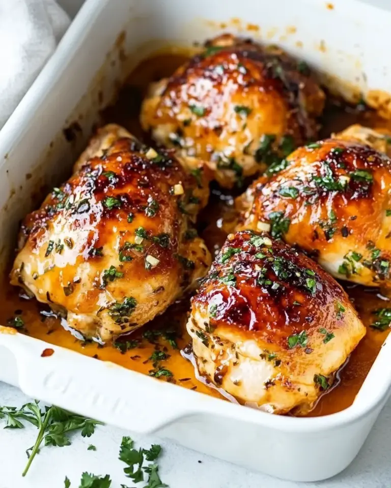 Homemade Baked Chicken with Honey Garlic photo