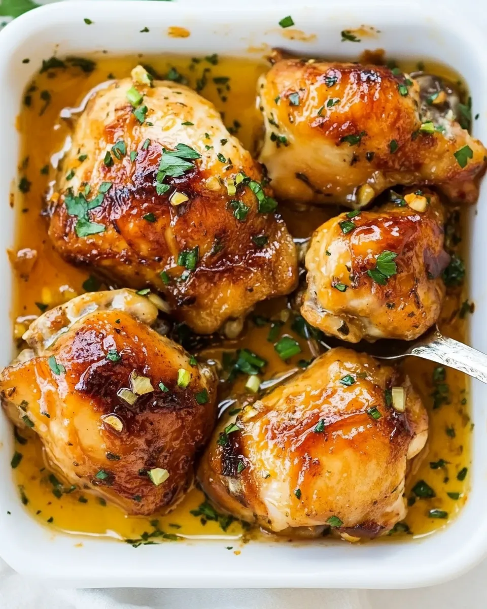 Classic Baked Chicken with Honey Garlic image