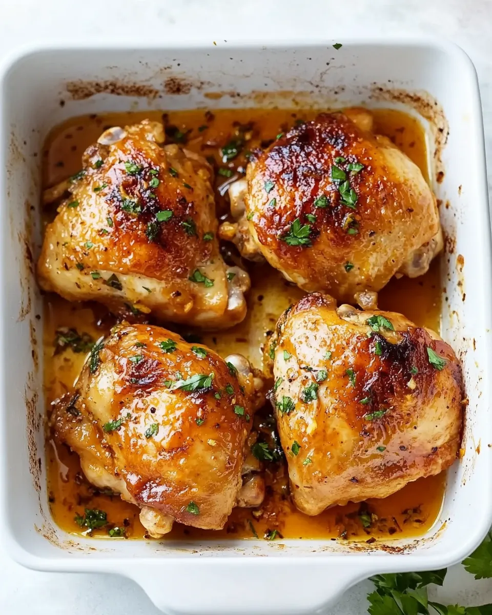 Easy Baked Chicken with Honey Garlic picture