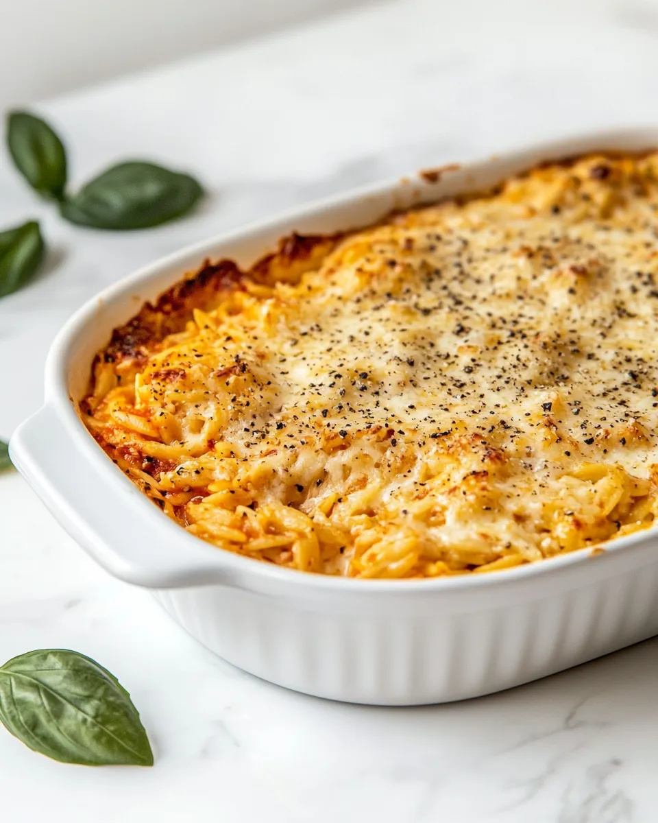 Classic Baked Orzo Recipe image