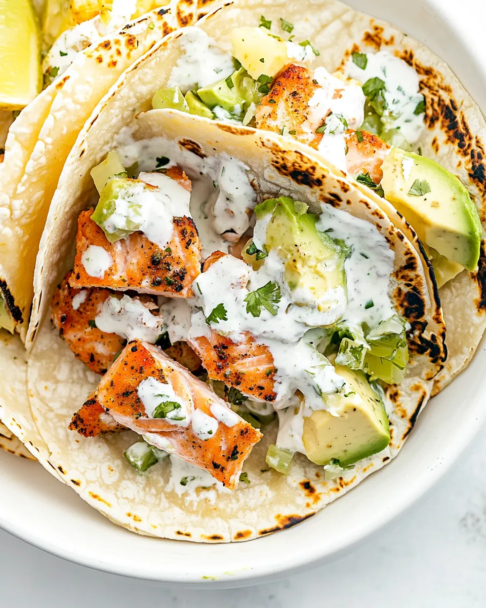 Classic Baked Salmon Tacos image