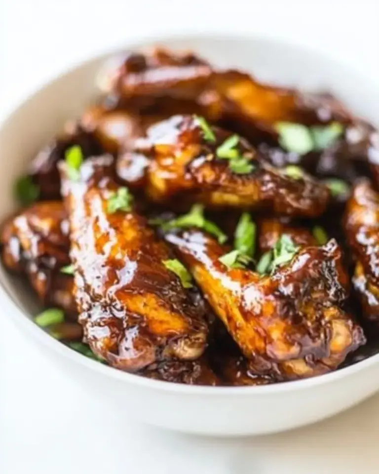 Homemade Baked Spicy Barbecue Chicken Wings photo
