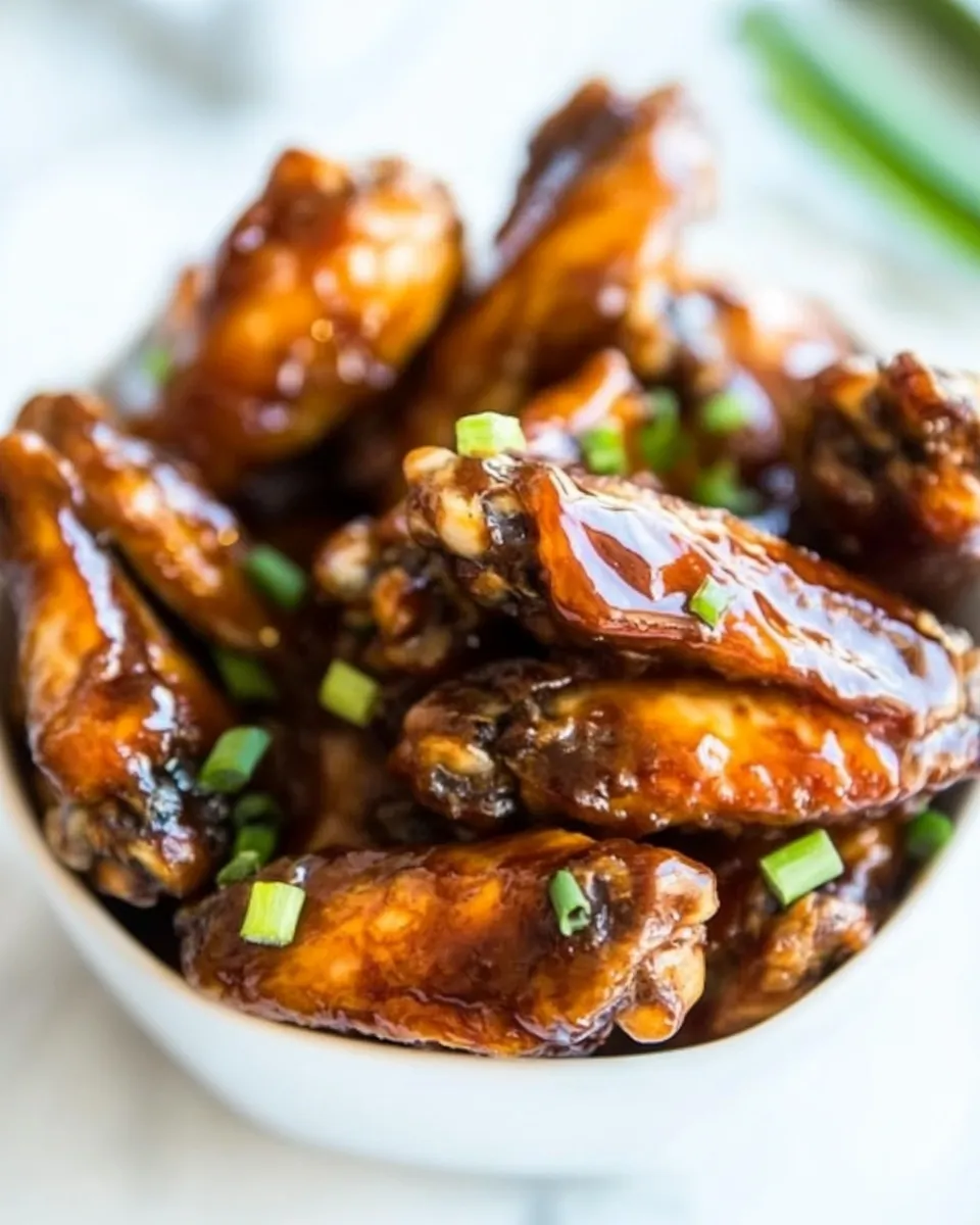 Classic Baked Spicy Barbecue Chicken Wings image