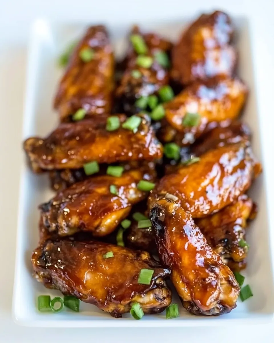 Easy Baked Spicy Barbecue Chicken Wings recipe photo